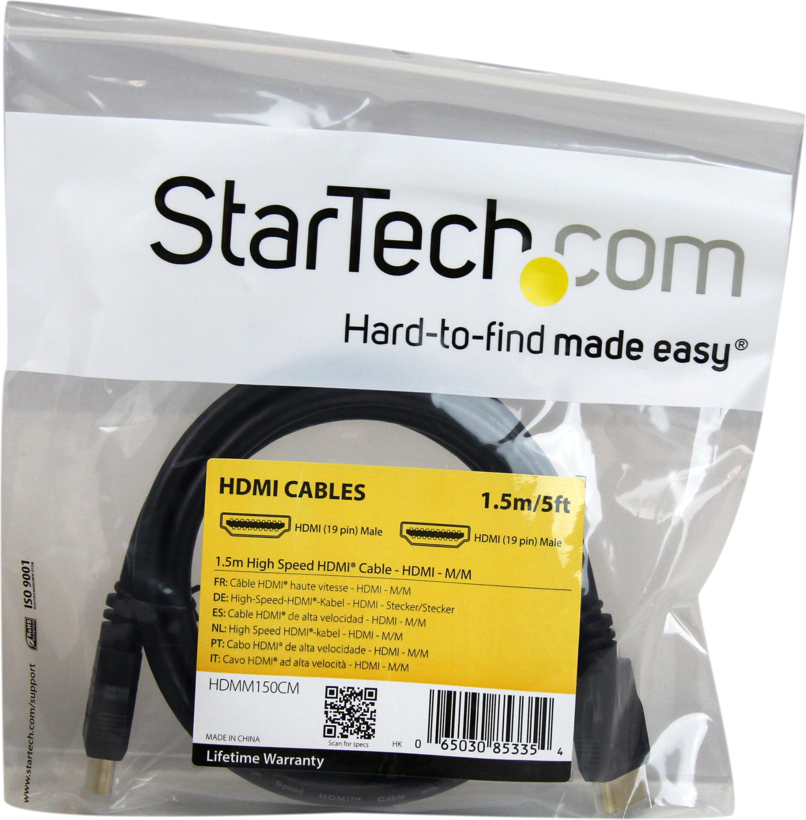 Kabel StarTech HDMI 1,5 m
