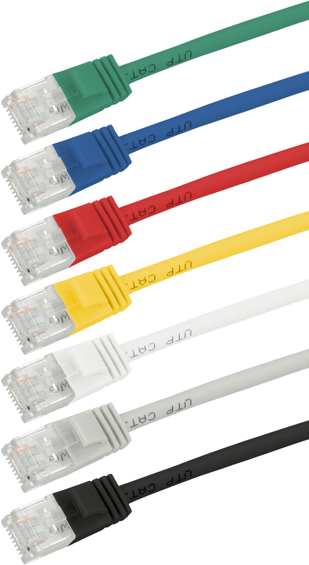 Patch Cable RJ45 U/UTP Cat6a 1m Red