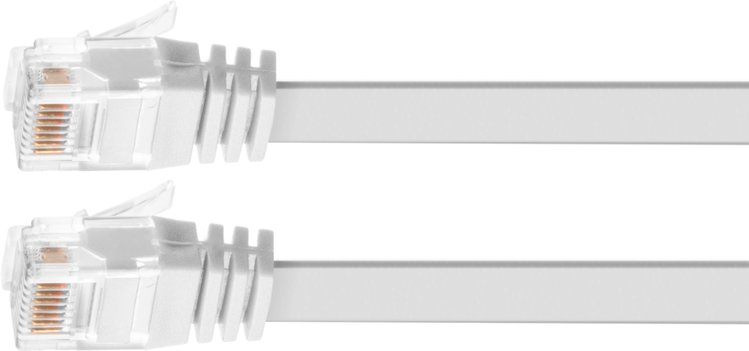 Patch Cable Flat RJ45 U/UTP Cat6 1m