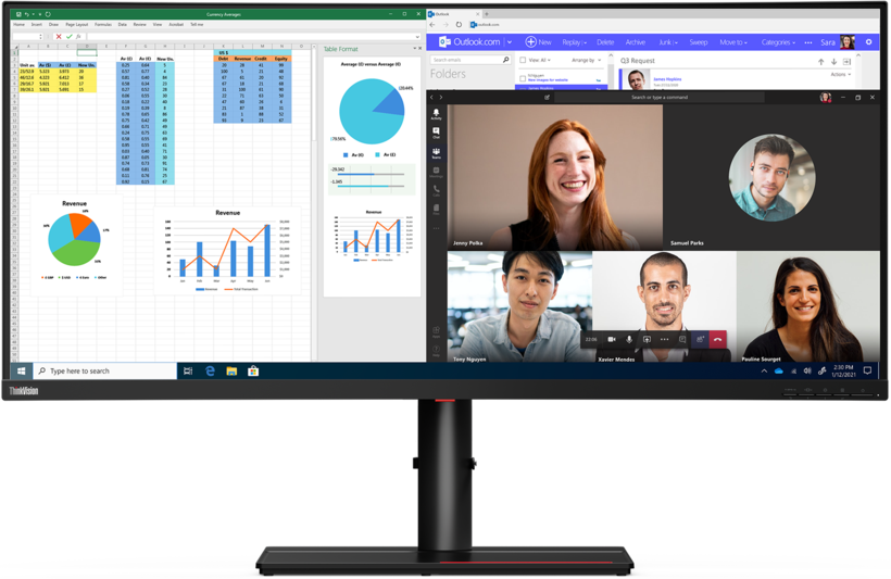 Lenovo ThinkVision P40w-20 Monitor