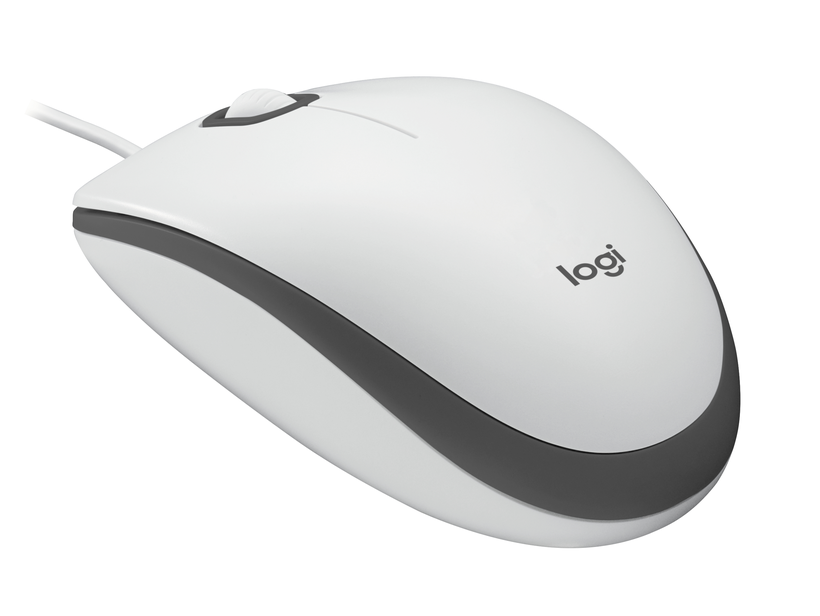 Logitech M100 Maus weiß