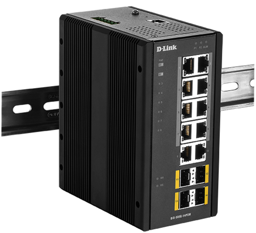 Switch indus. PoE D-Link DIS-300G-14PSW