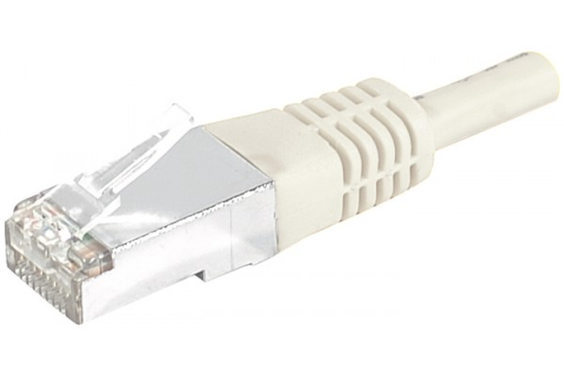 Câble patch RJ45 S/FTP Cat6 gris 5m