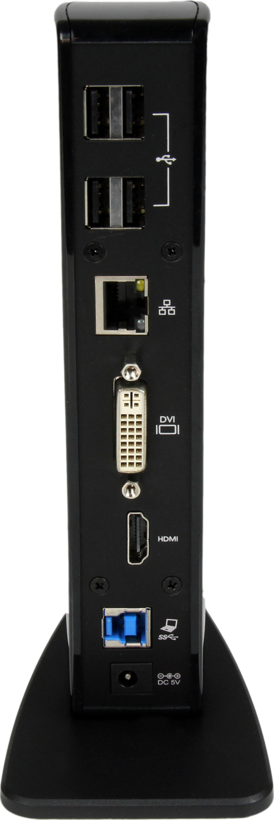 Adattat. USB-B - HDMI/DVI/RJ45/USB/audio
