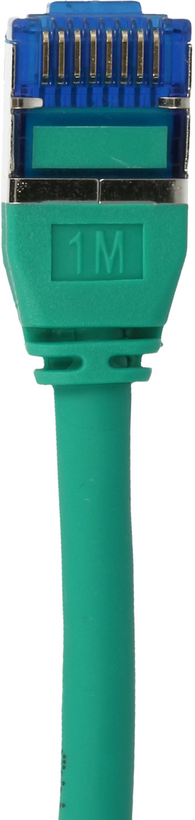 Cavo patch S/FTP RJ-45 Cat6a 0,25 m verd