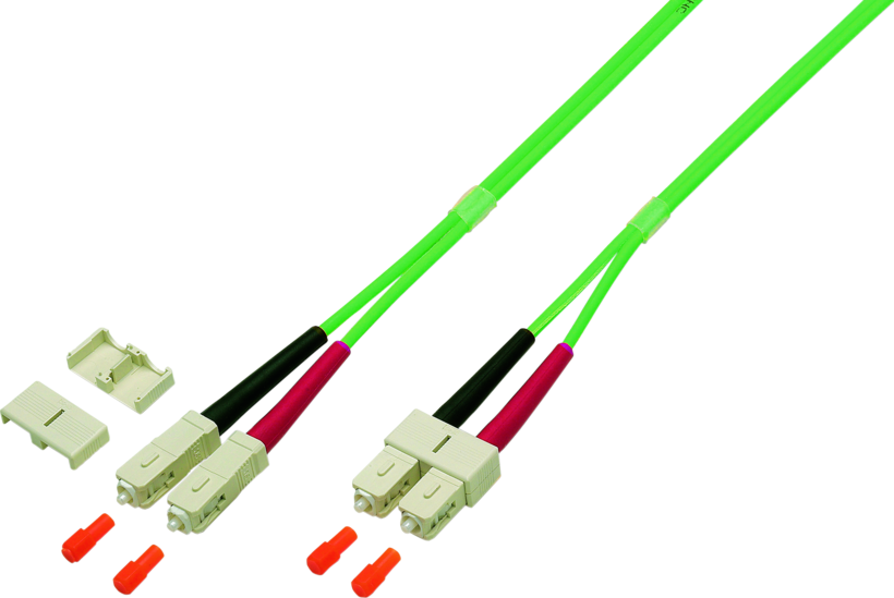 FO Duplex Patch Cable SC-SC 50/125µ 1m