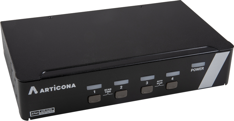 ARTICONA DP USB 4-Port KVM-Switch