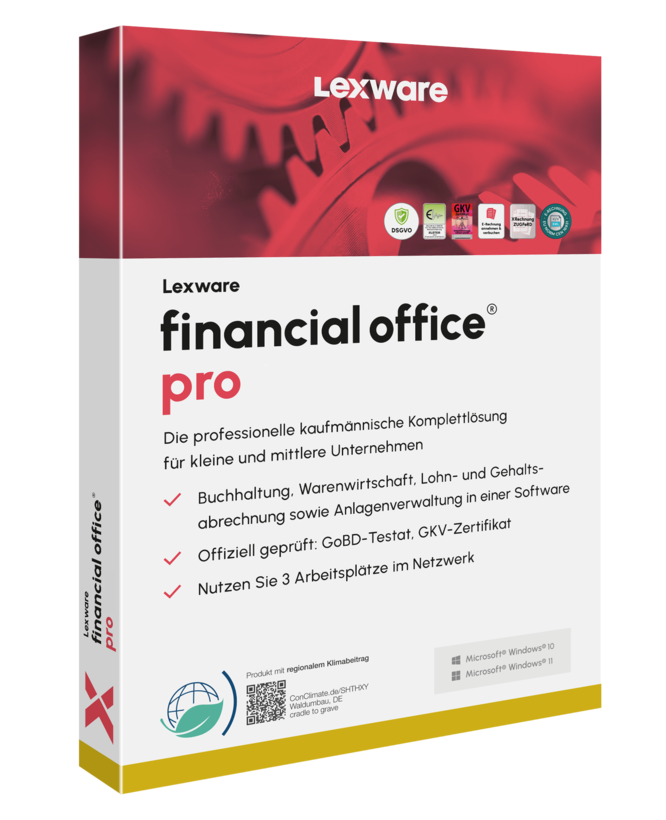 LEXWARE financial office 2025 professional für 3 User ABO-Vertrag 12 Monate (Autorenewal)