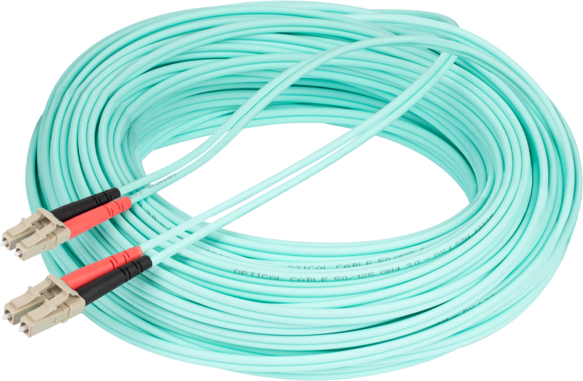Câble patch FO duplex LC-LC 20m, 50/125µ