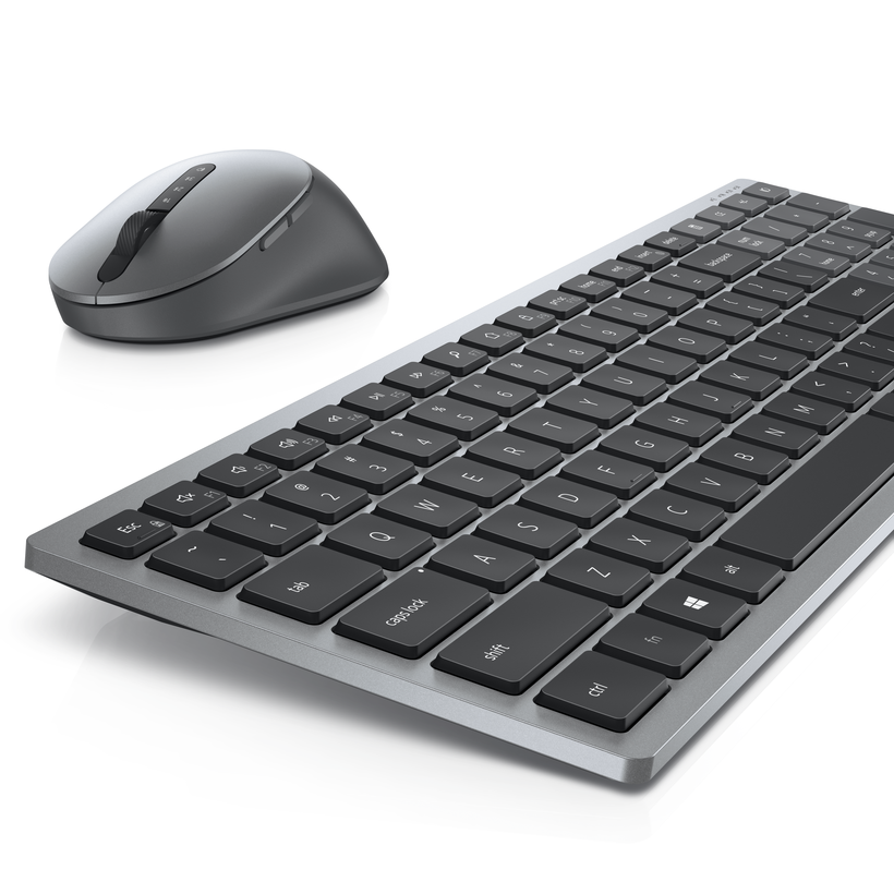 Set tastiera e mouse Dell KM7120W grigio
