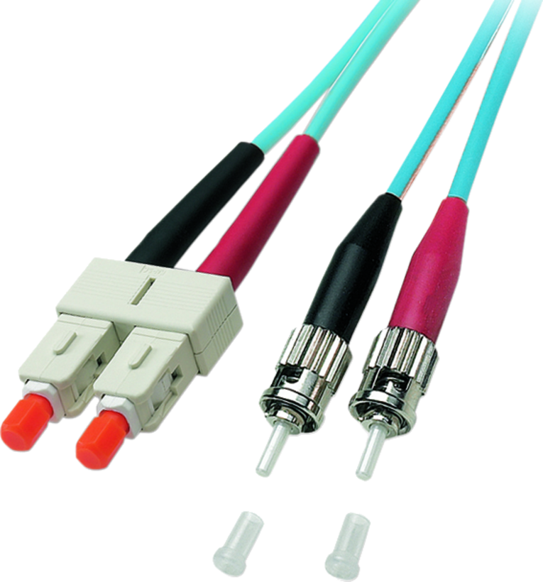 FO Duplex Patch Cable ST-SC 50/125µ 1m