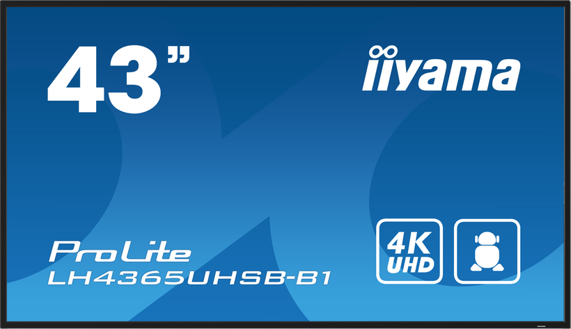 iiyama ProLite LH4365UHSB-B1 Display