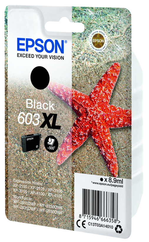 Encre Epson 603 XL, noir