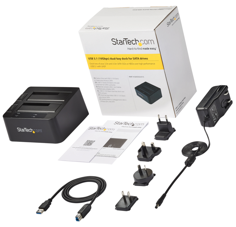 StarTech USB 2 x HDD/SSD Docking Station
