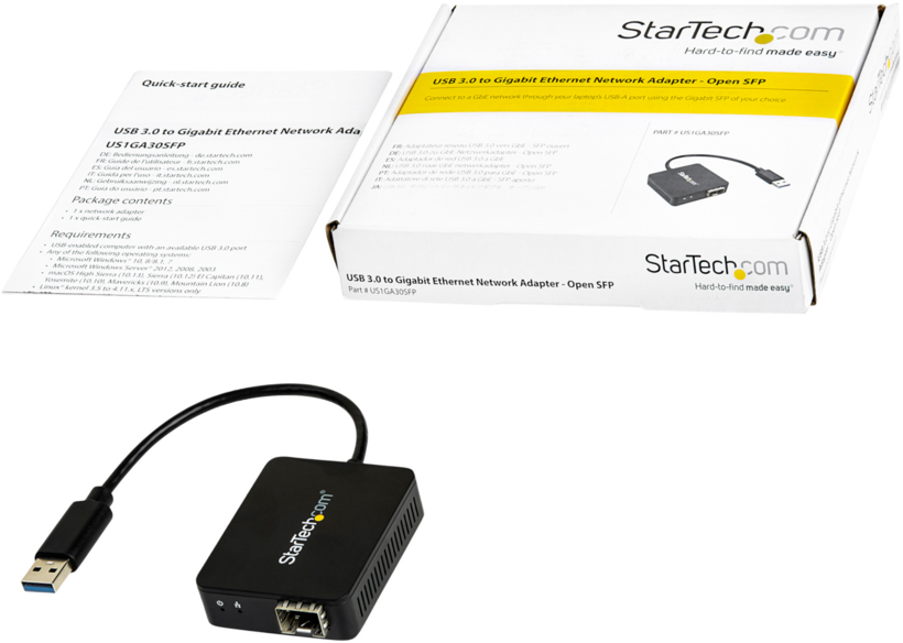 StarTech US1GA30SFPMedia Converter