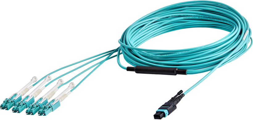 FO Patch Cable MTP/MPO/f - 8xLC/m 10m