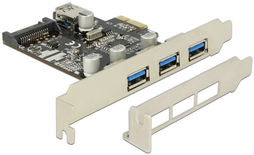 Delock 3+1 USB 3.0 PCIe Interface