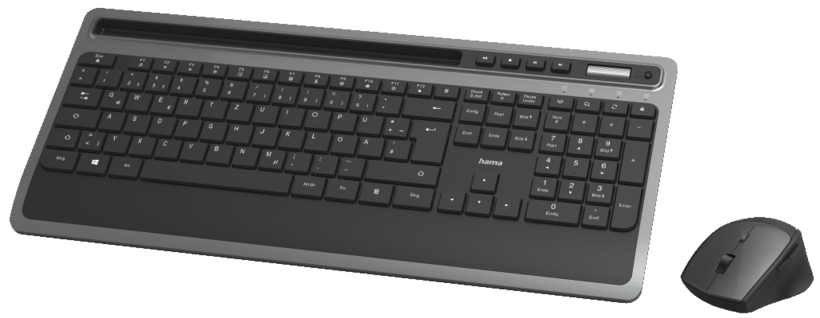 Hama KMW-600 Keyboard+Mouse Set Anthr.