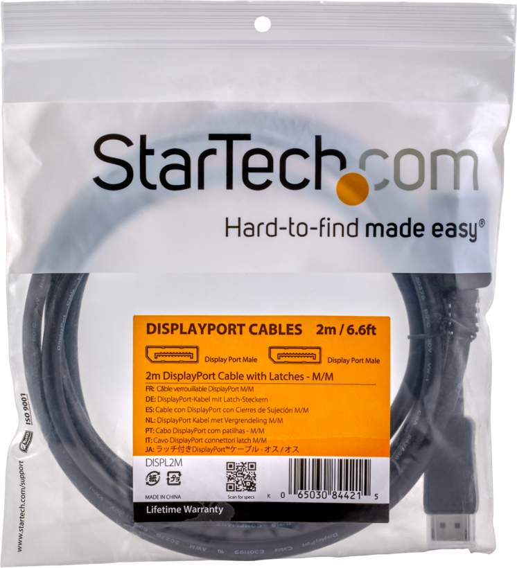 StarTech DisplayPort Cable 2m