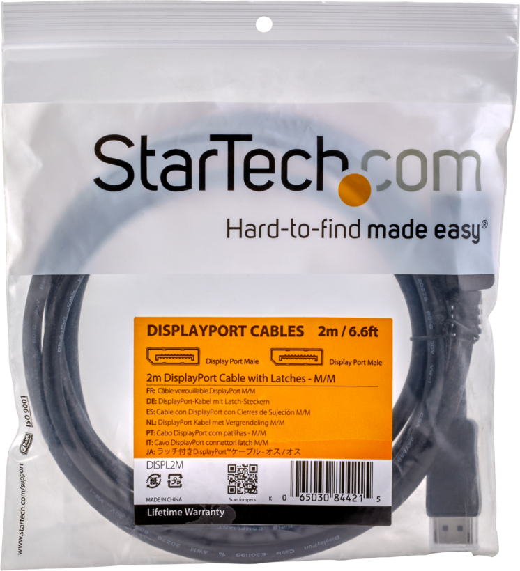 Câble DisplayPort StarTech, 2 m