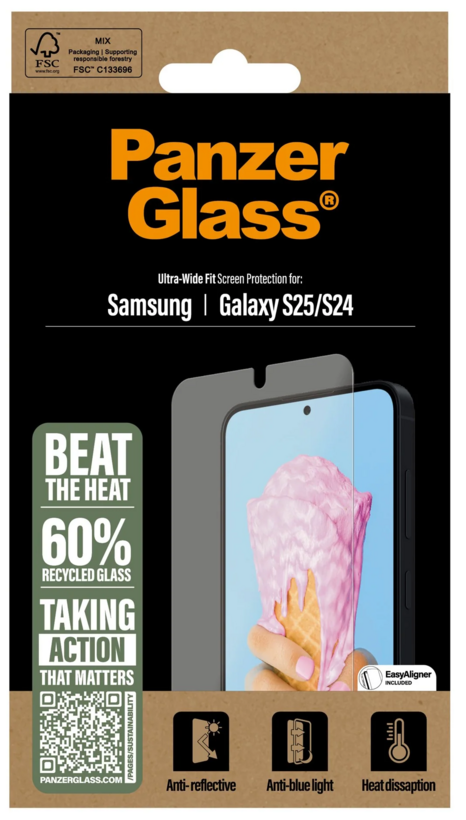 PanzerGlass S25/24 AiO Screen Protector