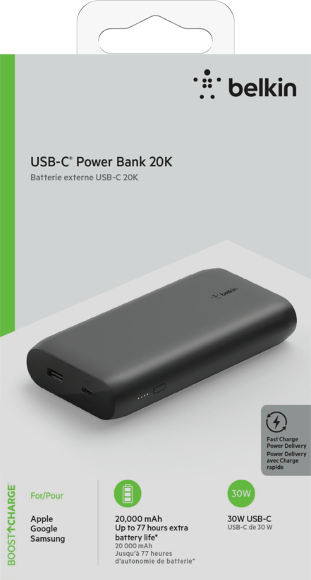 Belkin USB Powerbank 20,000mAh Black