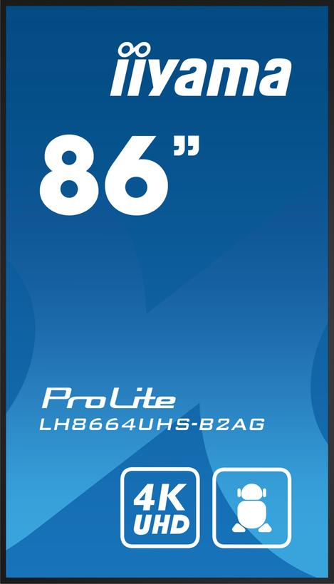 iiyama ProLite LH8664UHS-B2AG Display