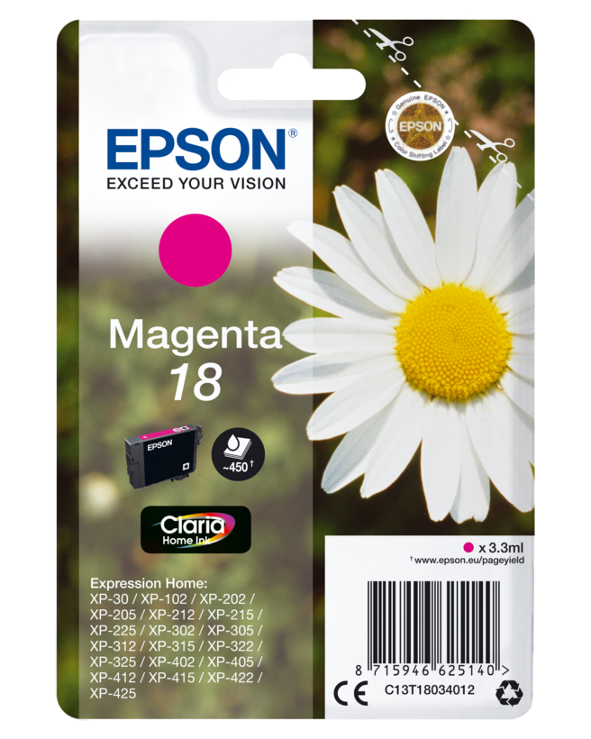 Epson 18 Claria Home Ink Magenta