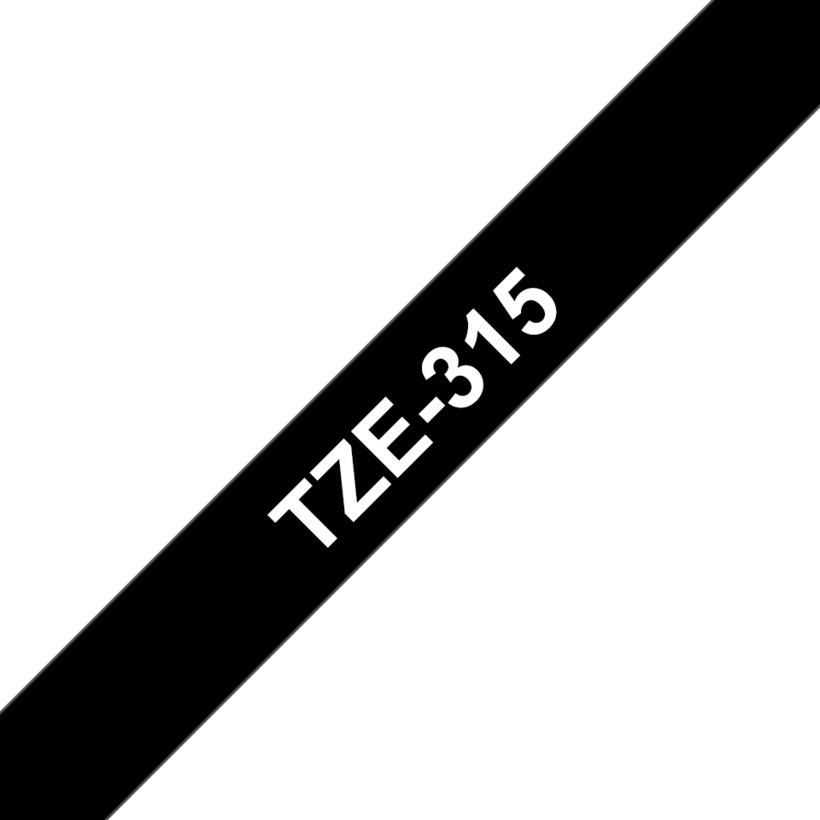 Brother TZe-315 6mmx8m Schriftband sw