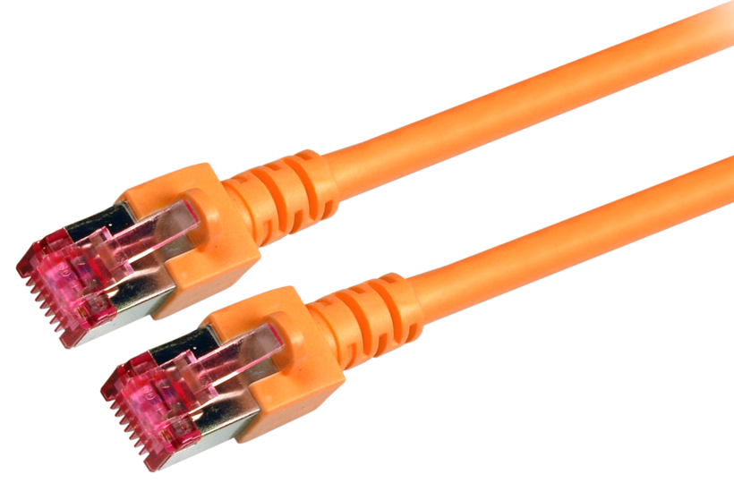 Câble patch RJ45 S/FTP Cat6 10 m orange