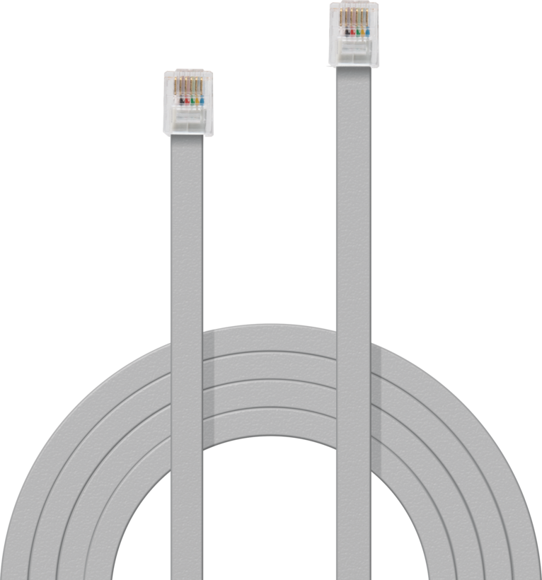 Câble RJ12-RJ12 (6p6c) m. 1:1, 5,0 m