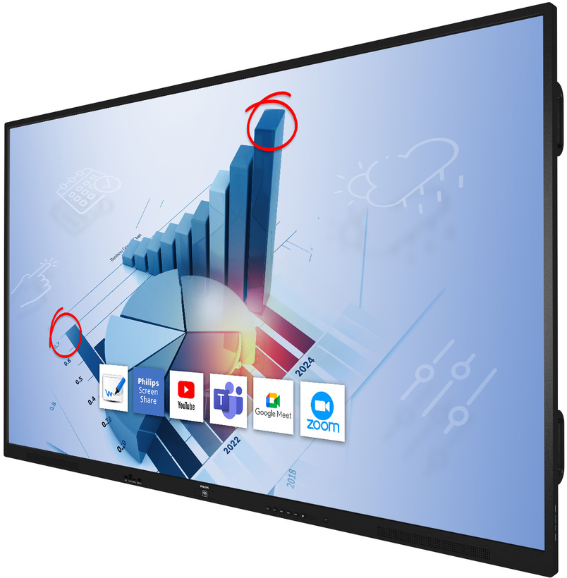 Philips 65BDL4152E Touch Display