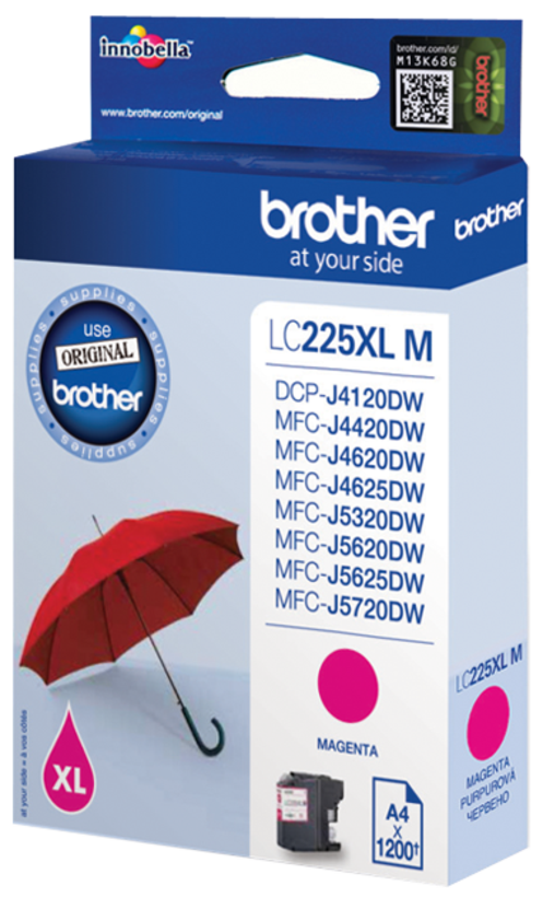 Brother LC-225XLM Ink Magenta