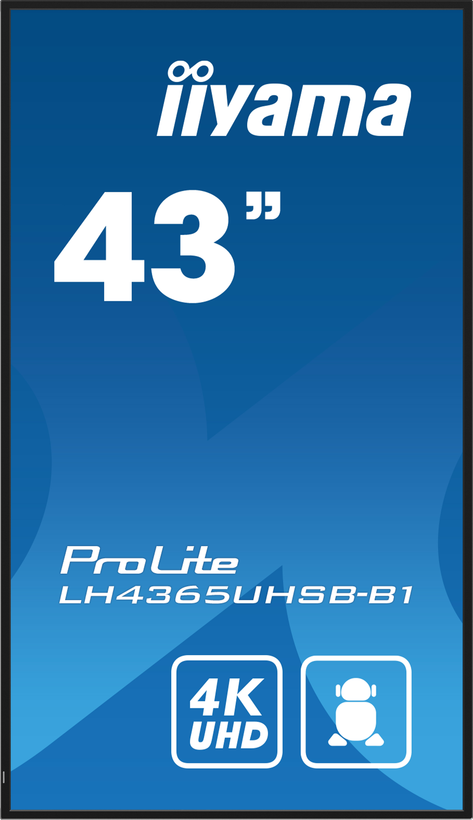 iiyama ProLite LH4365UHSB-B1 Display