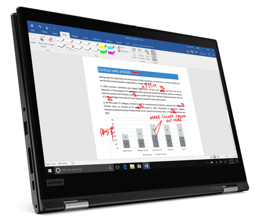 Lenovo TP L13 Yoga G2 i7 16/512GB Top