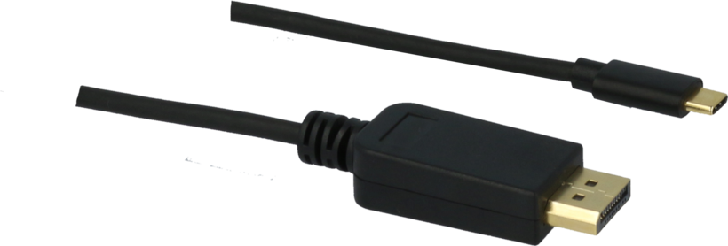 Kabel USB typ C k. - DisplayPort k. 2m