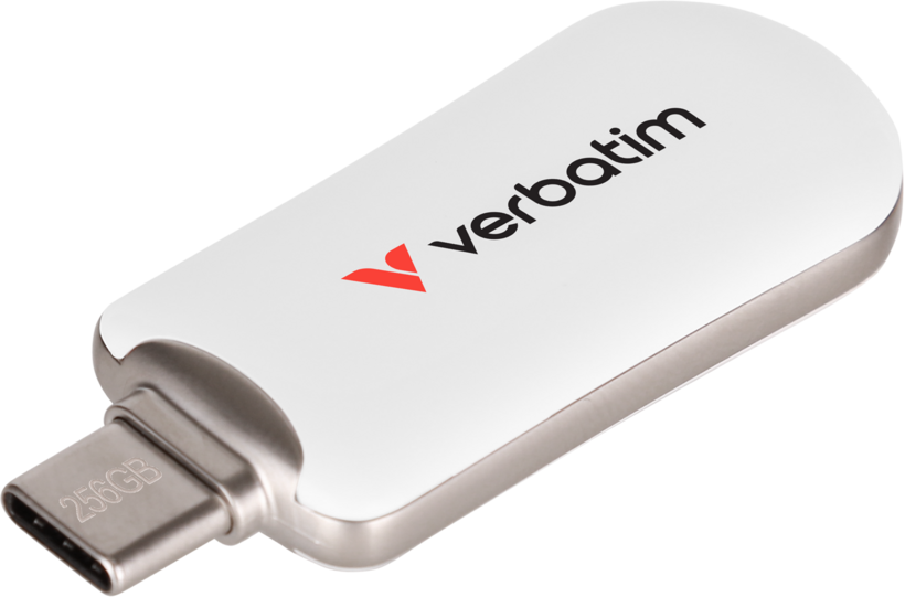 Verbatim Plectra Flash Drive 256GB White