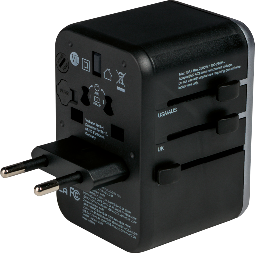 Verbatim Welt + 5x USB adapter podr.