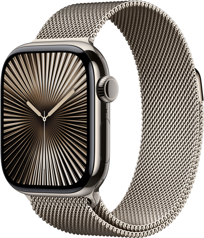 Apple Watch S10 LTE 42mm NaturalTitanium