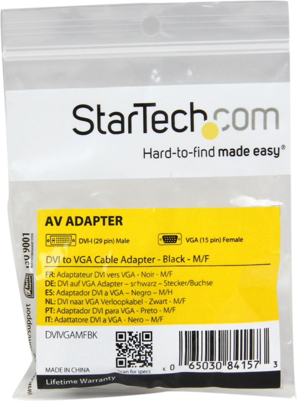 StarTech DVI-I - VGA Adapter