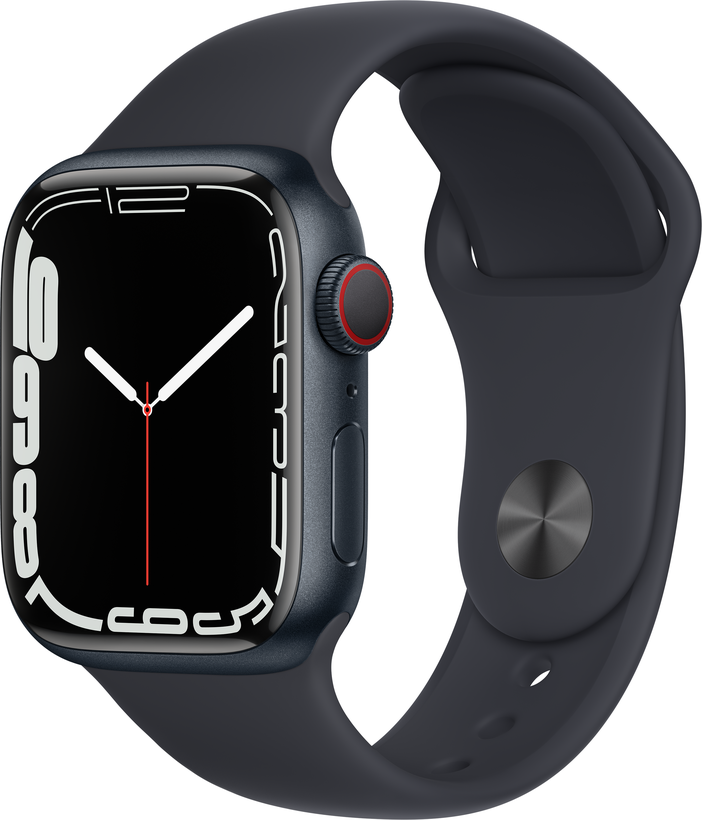 Apple Watch S7 GPS+LTE 41mm Alu Midnight