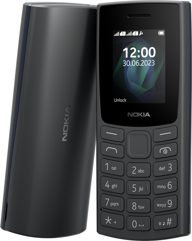 Nokia 105 2G 2023 Mobile Phone Charcoal