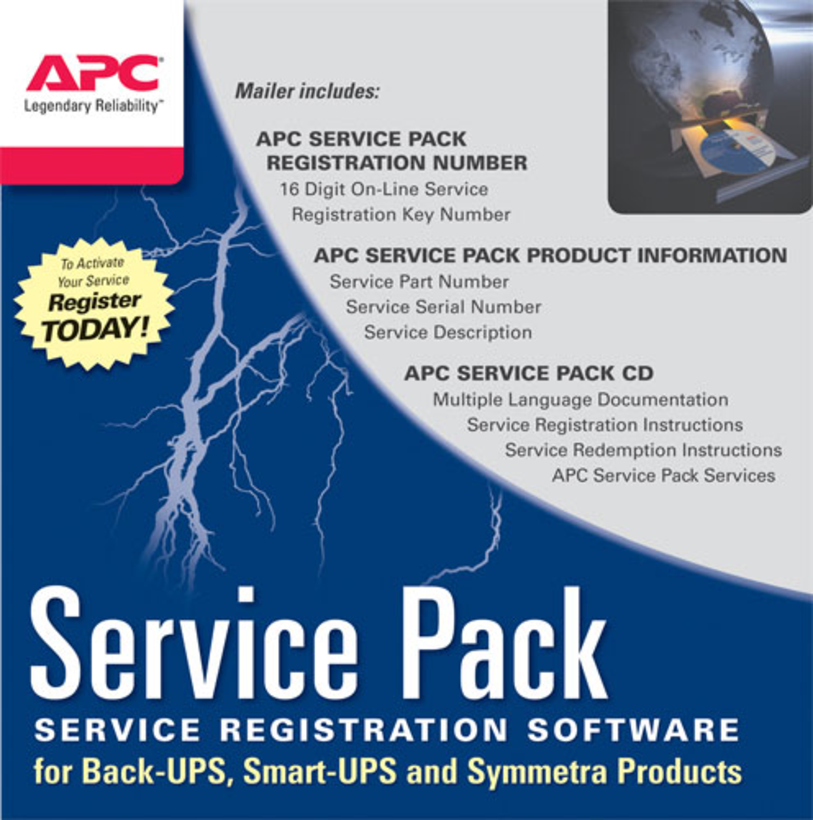 APC Warranty Extension SP02, +1 Year