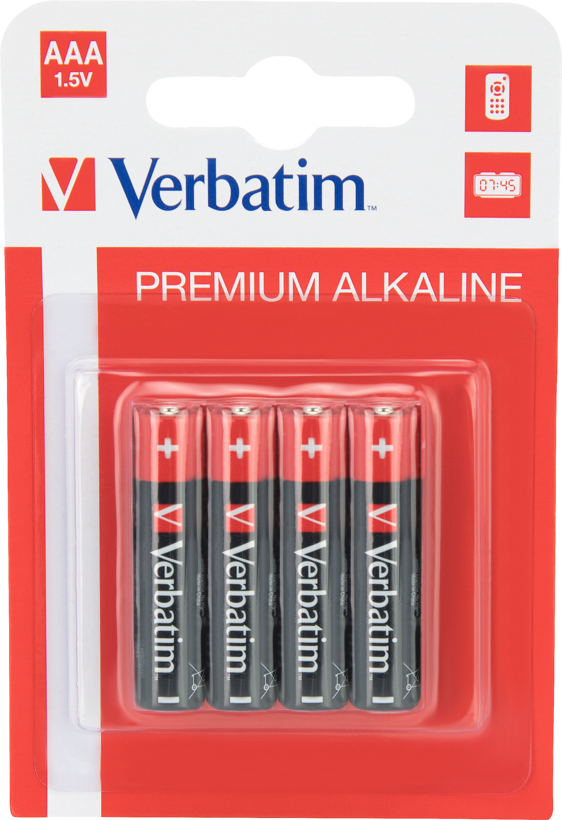 Verbatim LR03 Alkaline Battery 4-pack