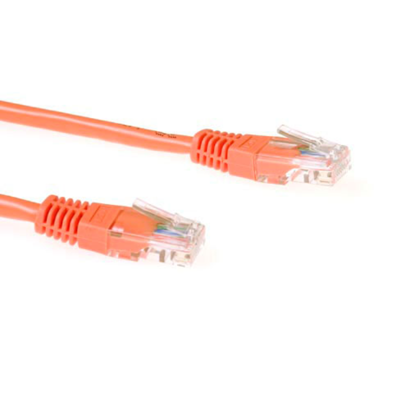 Patch Cable RJ45 U/UTP Cat6 1m Orange
