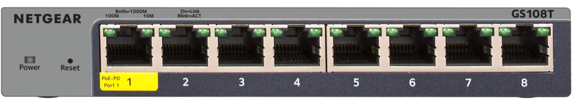 NETGEAR Przełącznik GS108Tv3