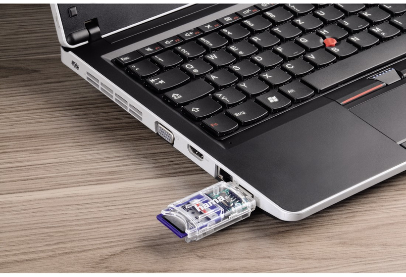 Hama USB 2.0 SD/microSD Card Reader