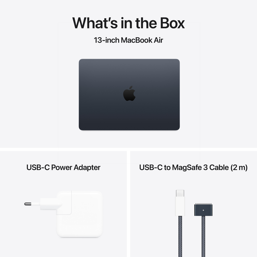 Apple MacBook Air 13 M4 16/512GB Midn.