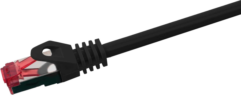 Cable con. Cat.6, S/FTP-RJ45, 0,5m negro