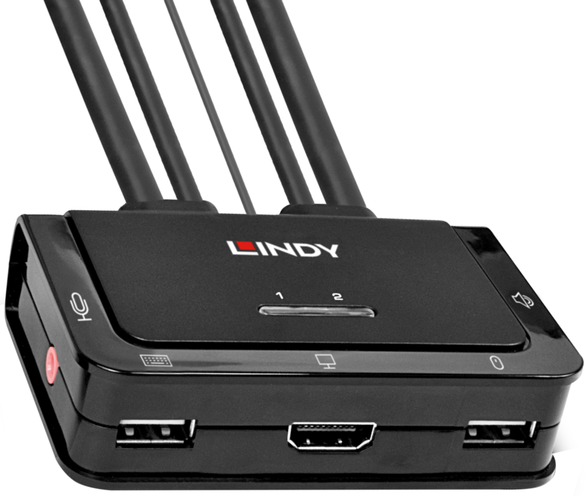 Switch KVM HDMI 2 porte LINDY